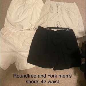 Roundtree and Yorke mens dress shorts size 42. $9 each or lot of four for $32